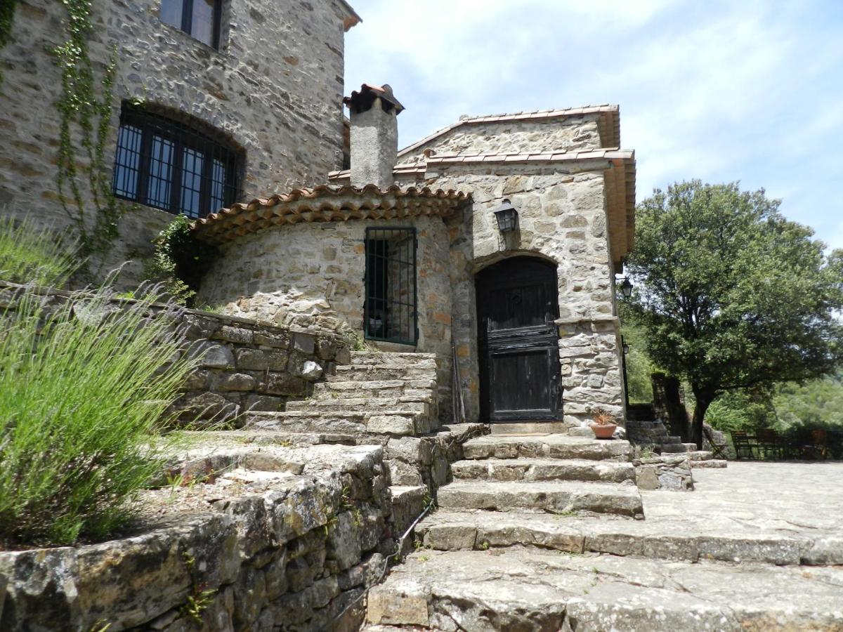 Chambre Cévennes: Piscine, lamas, rivière Cros  Esterno foto