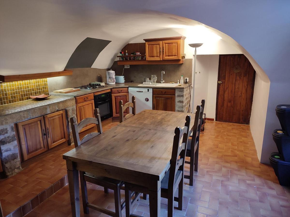 Chambre Cévennes: Piscine, lamas, rivière Cros  Esterno foto